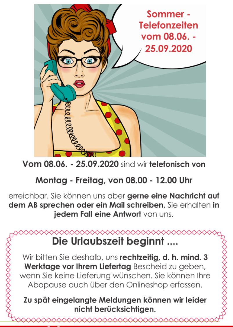 Telefonzeiten